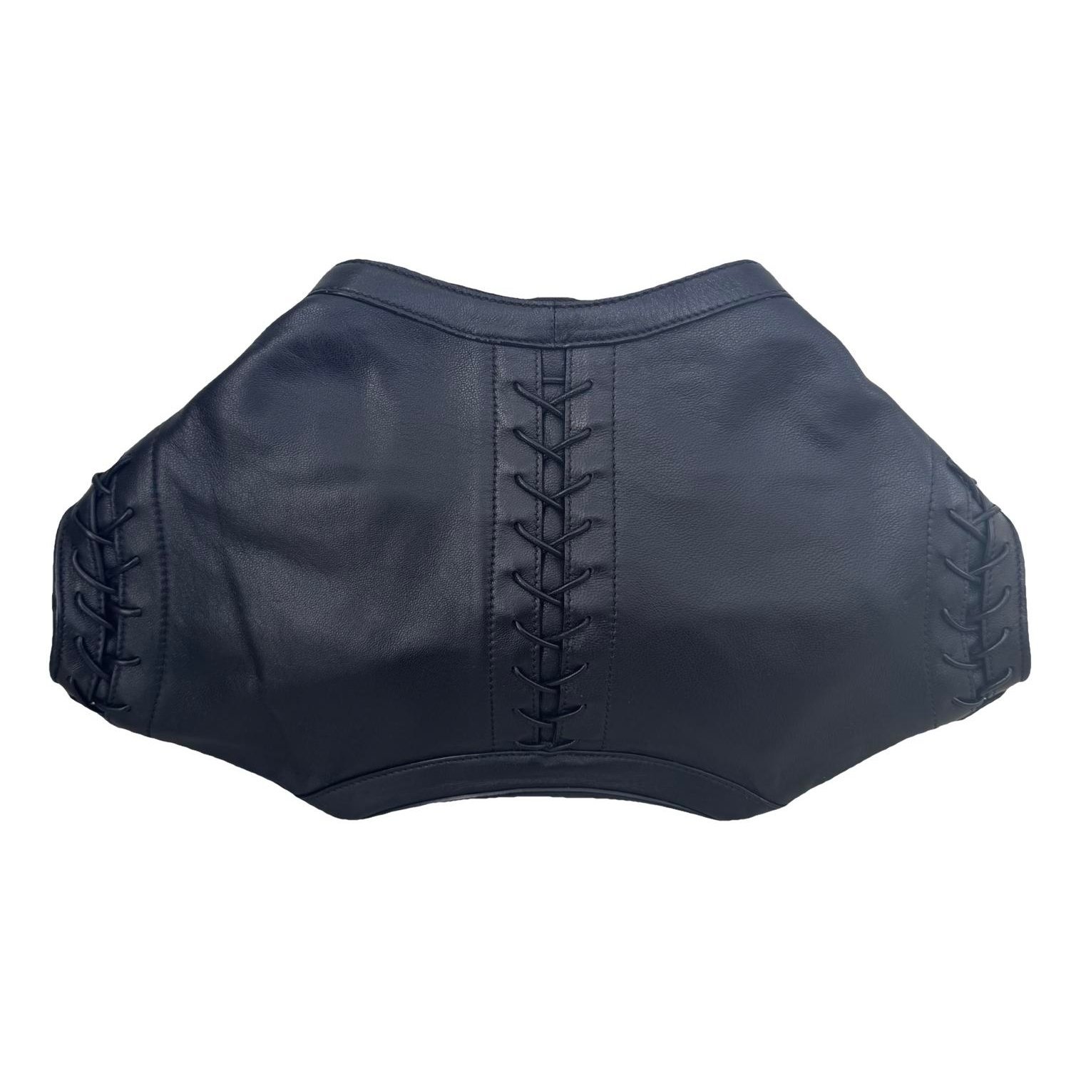 Manta leather clutch bag