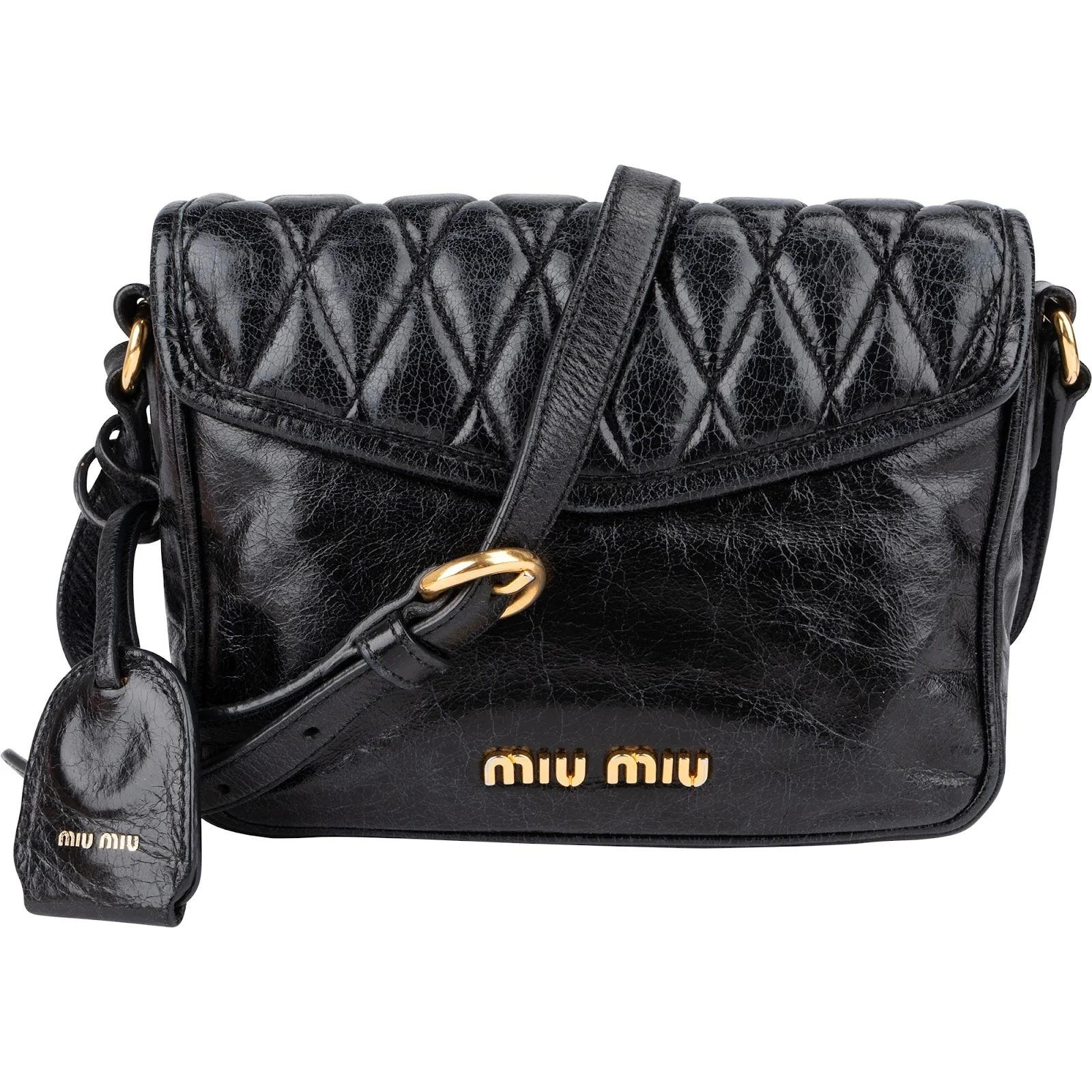 Coffer leather crossbody bag