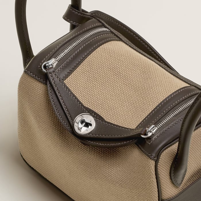 Lindy II Mini Bag Toile & Cuir