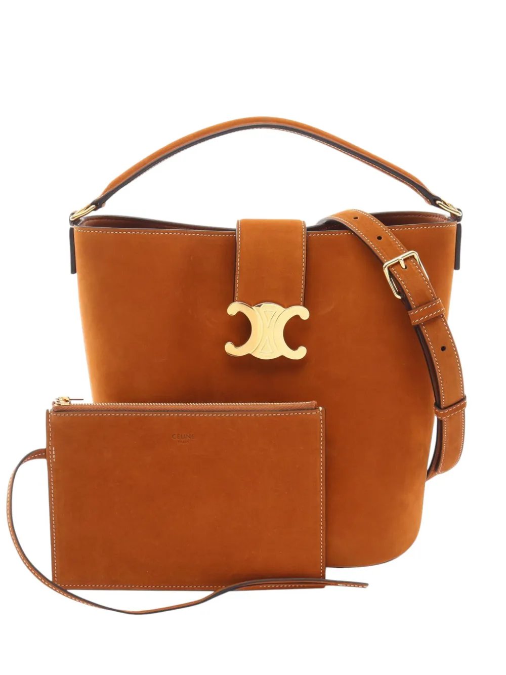 2000-2026 Medium Smooth Calfskin Louise Bucket Bag satchel