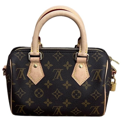 Nano Speedy / Mini HL leather handbag