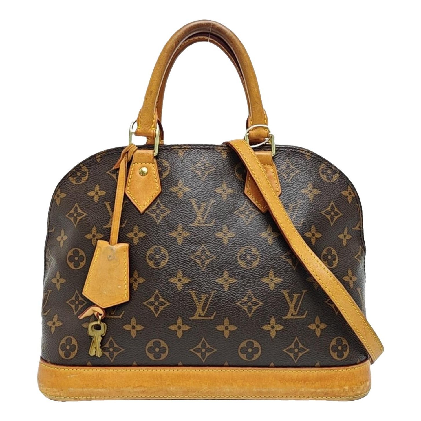 Alma leather handbag