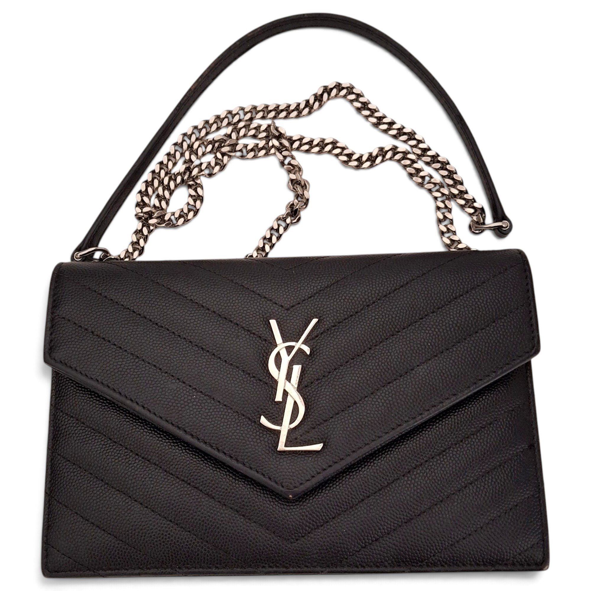 Cassandre leather clutch bag
