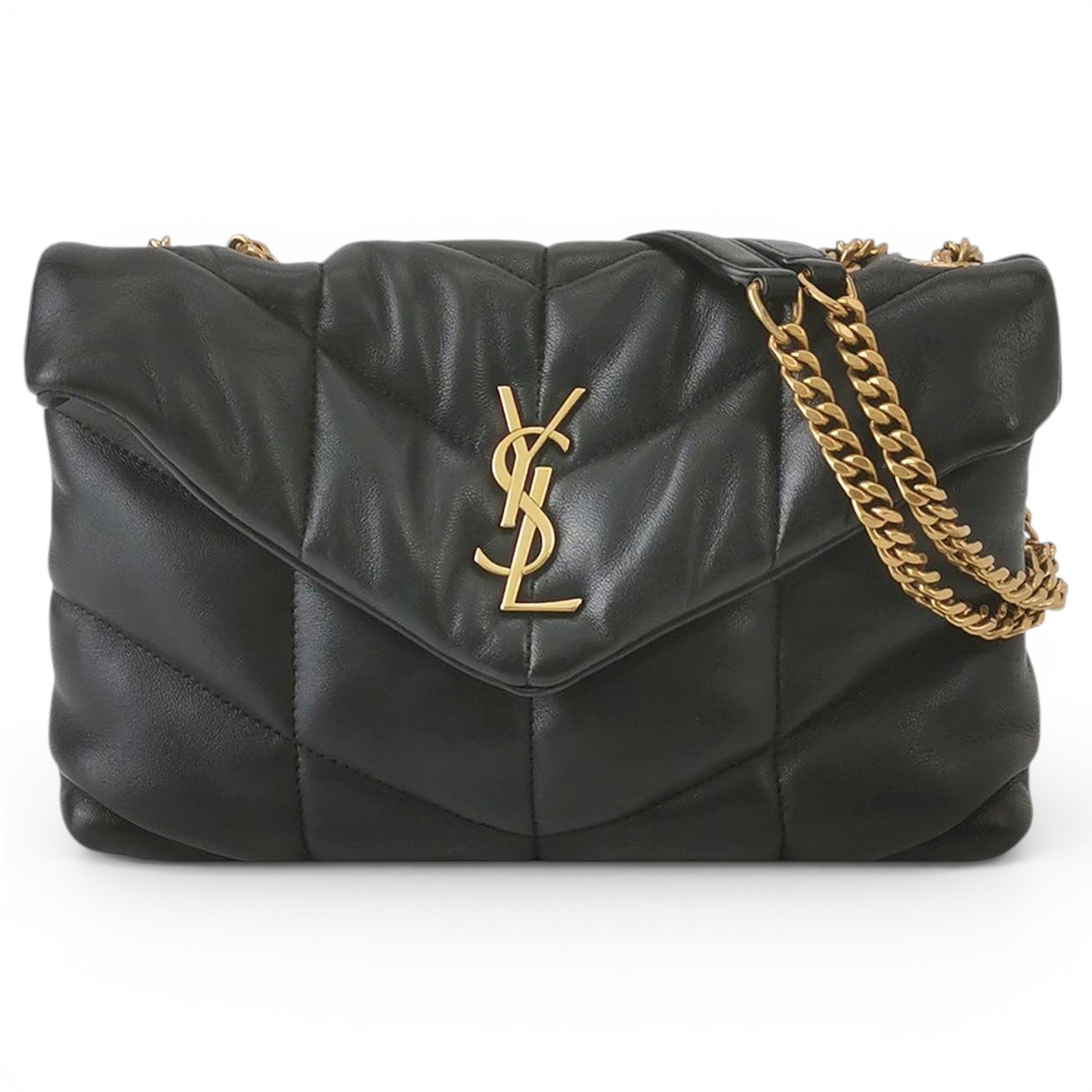 Loulou Puffer leather crossbody bag