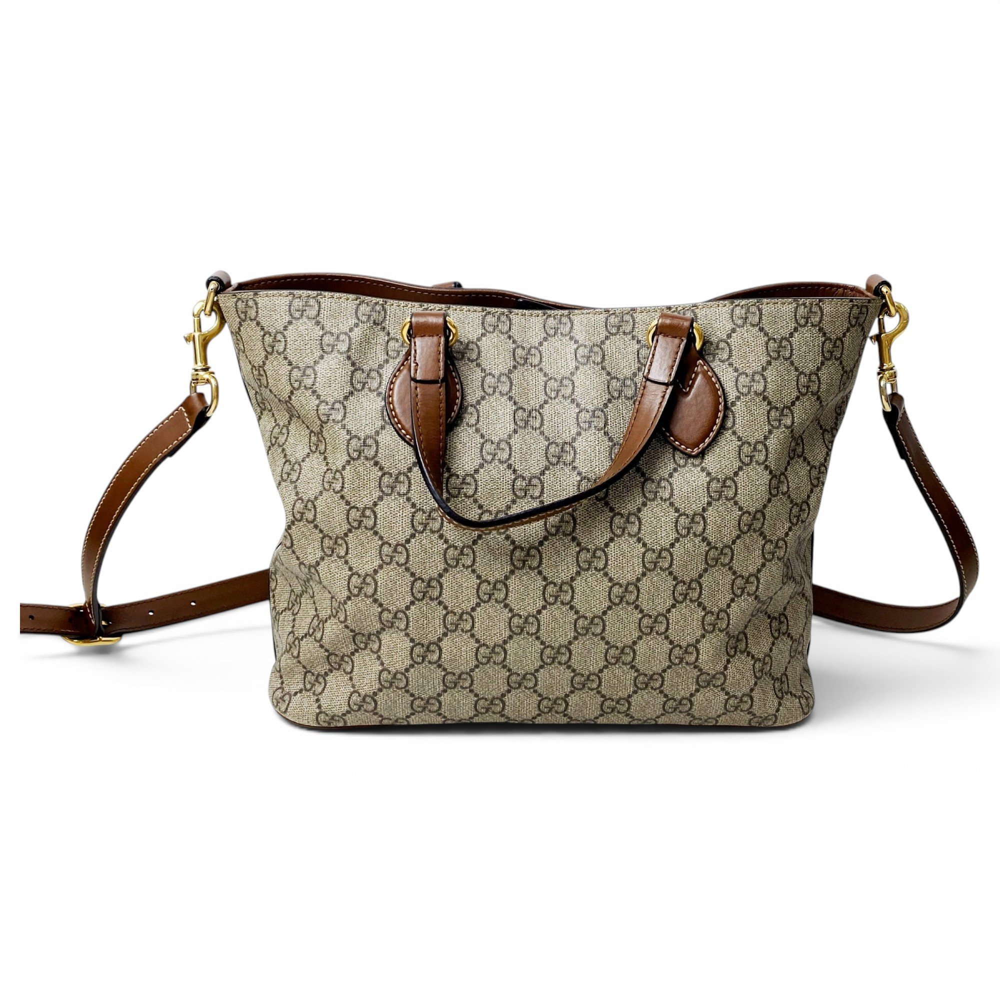 Leather tote
