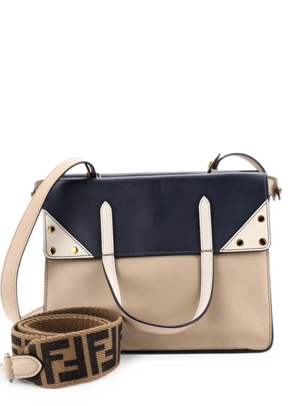 Flip Leather Small tote bag