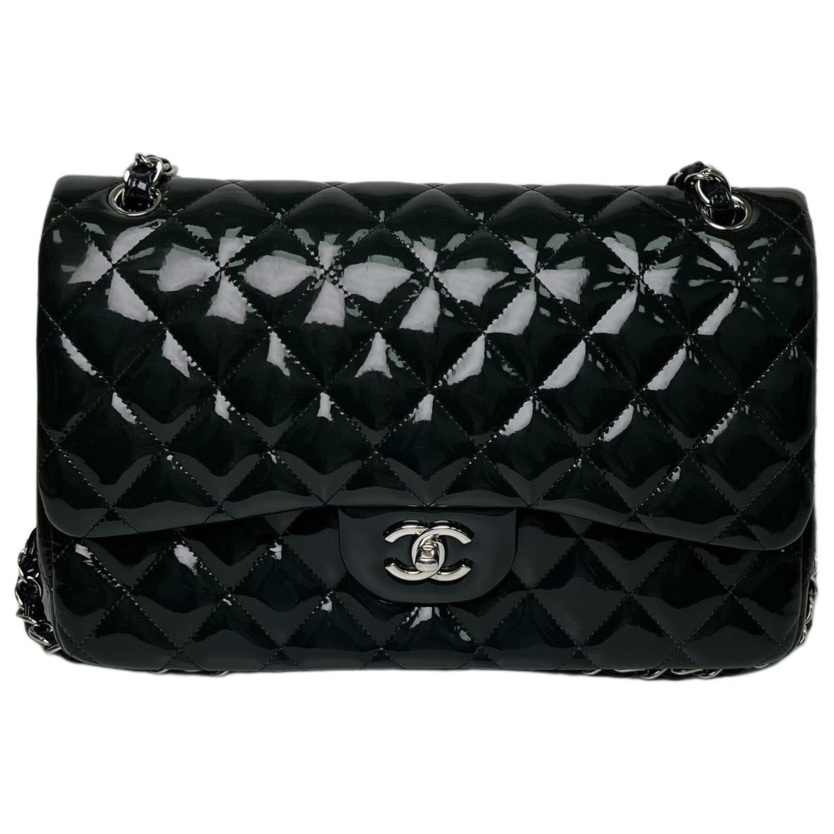 Timeless/Classique patent leather handbag