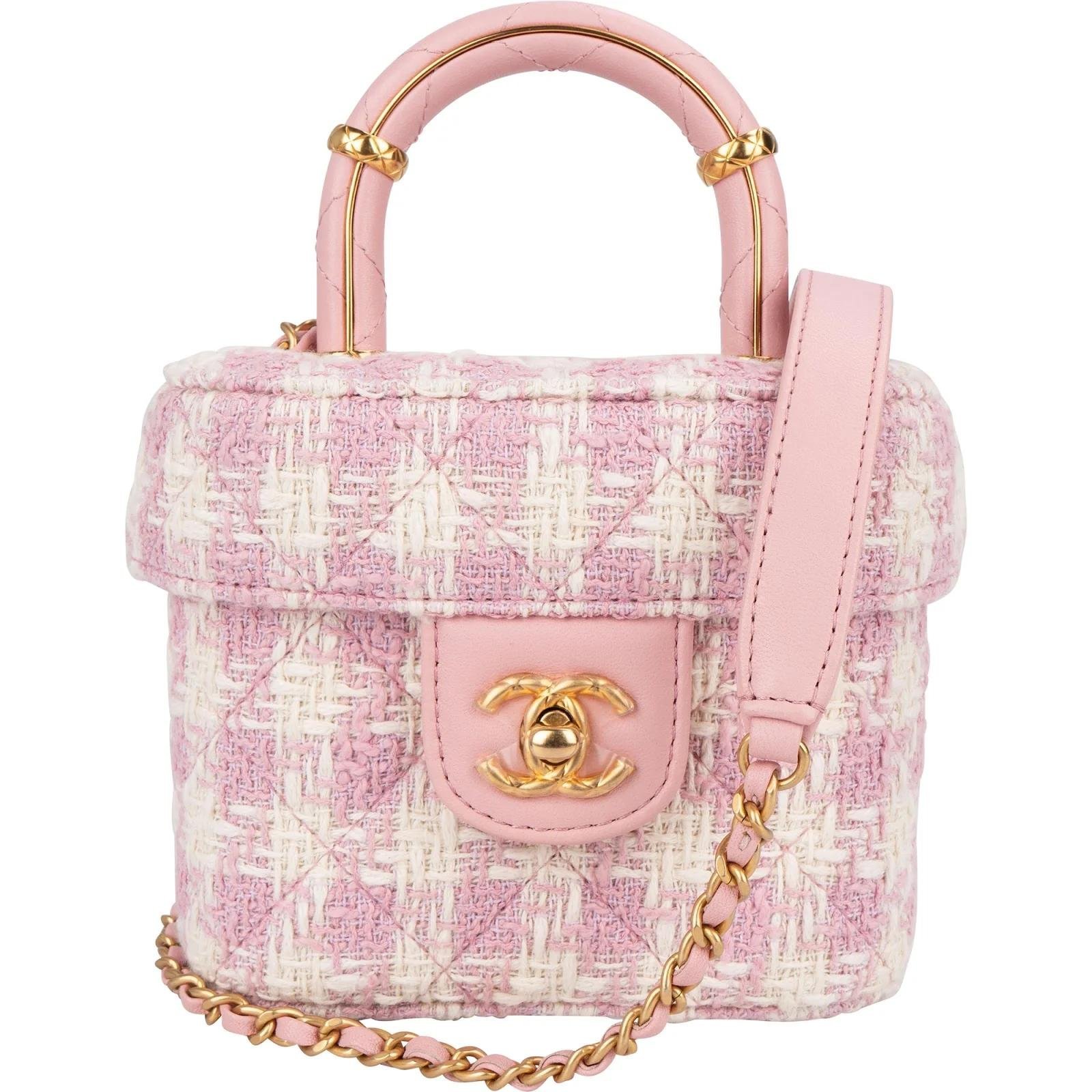 Vanity leather handbag