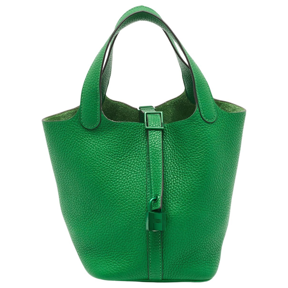 Picotin leather tote