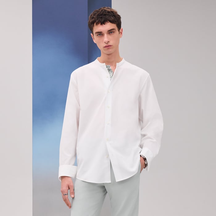 Blanc Coup Double Straight Cut Shirt