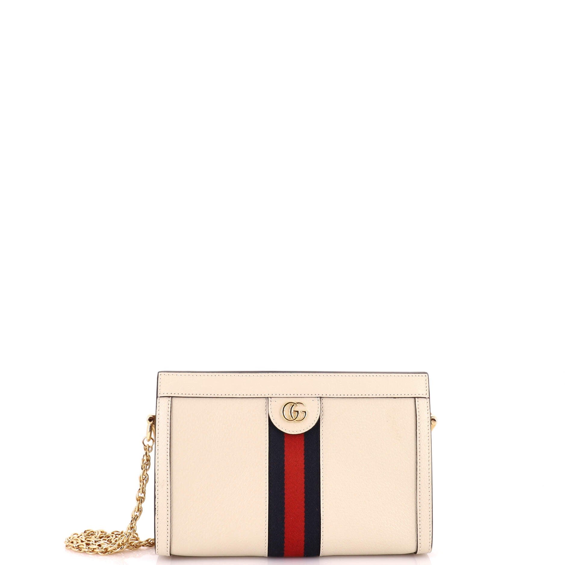 Ophidia Chain Shoulder Bag Leather Small