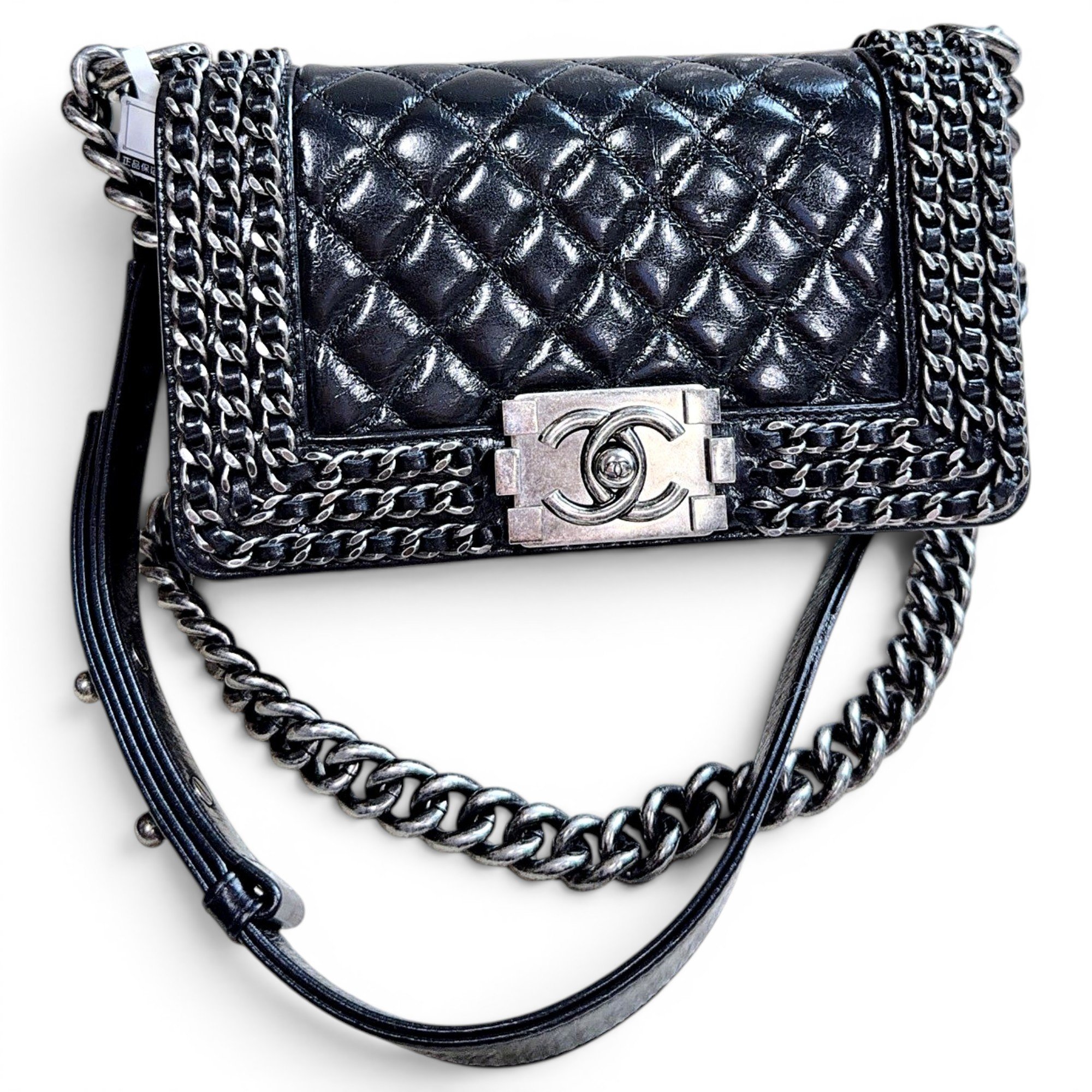 Boy leather handbag