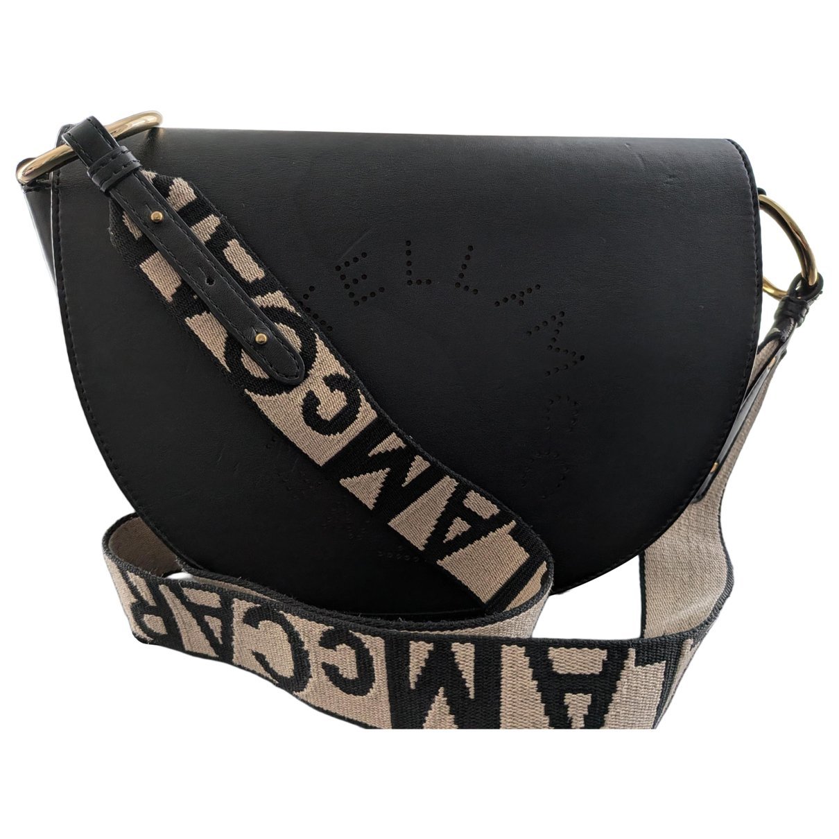 Logo leather crossbody bag