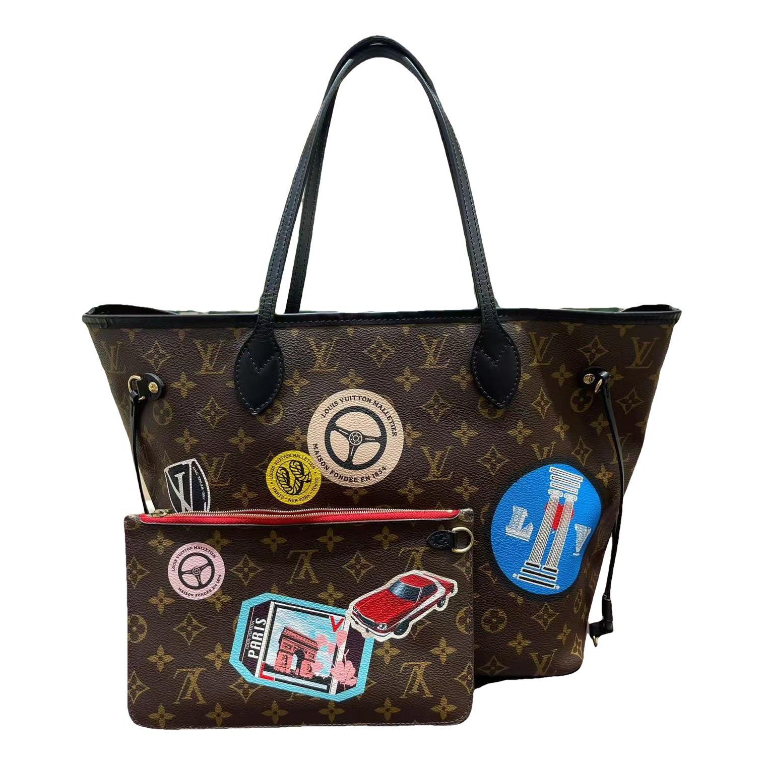 Neverfull leather handbag