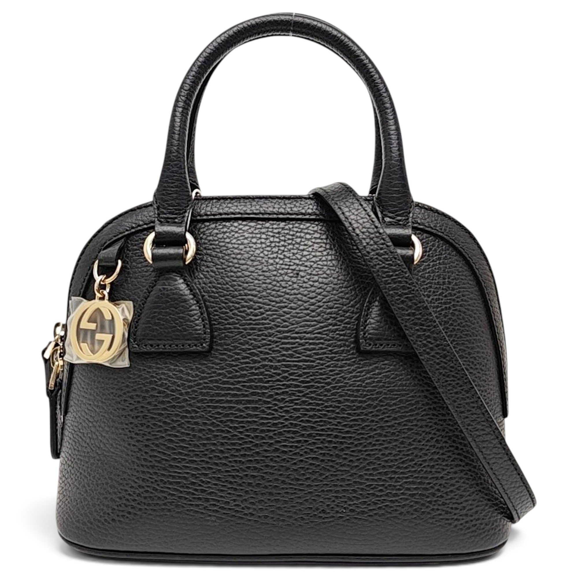 Ophidia Dome leather handbag