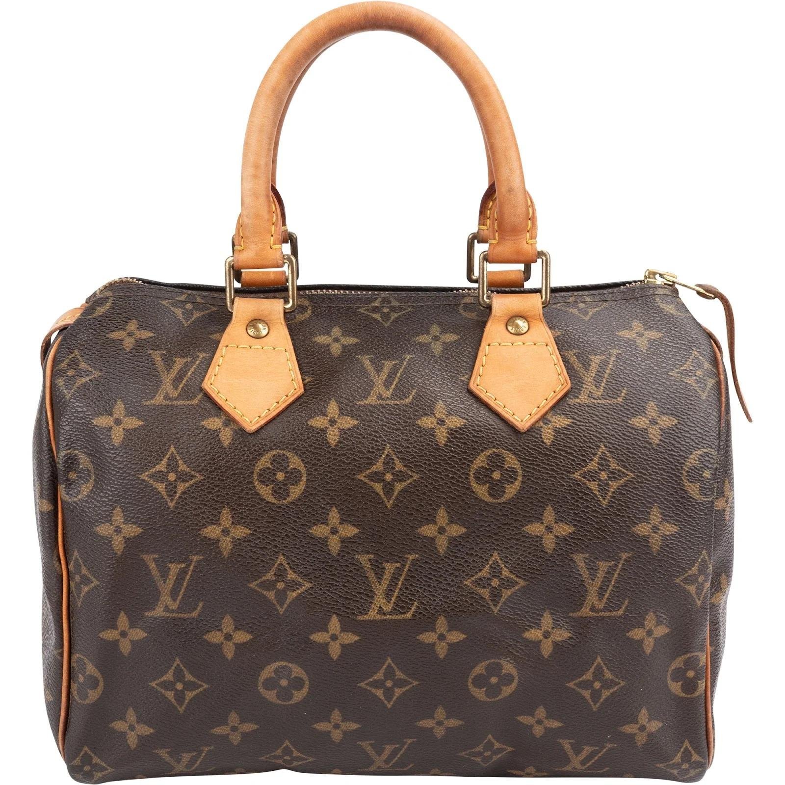 Speedy leather handbag