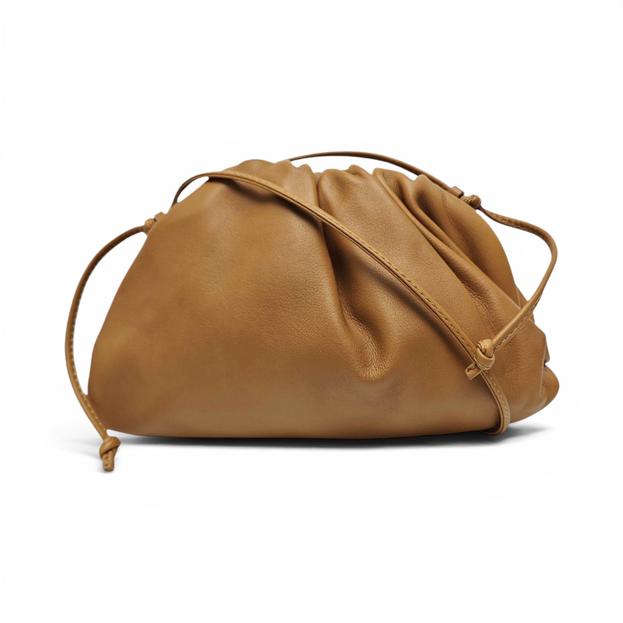 Pouch leather crossbody bag