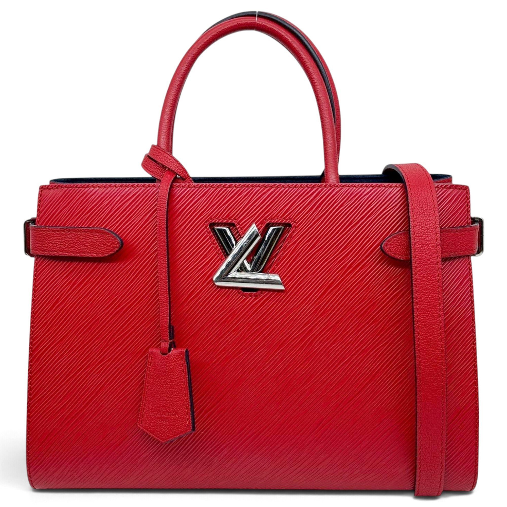 Twist One Handle leather tote