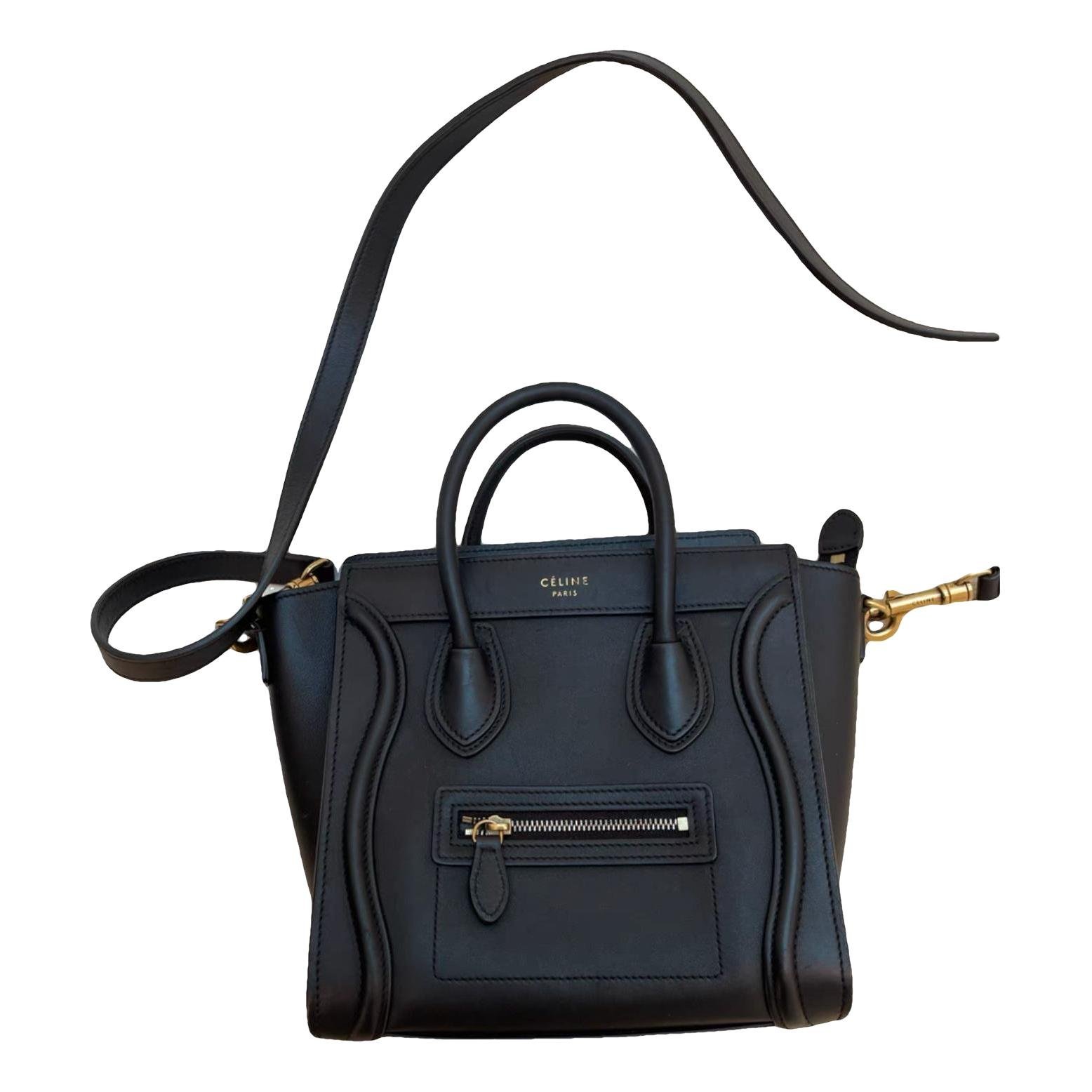 Nano Luggage leather handbag