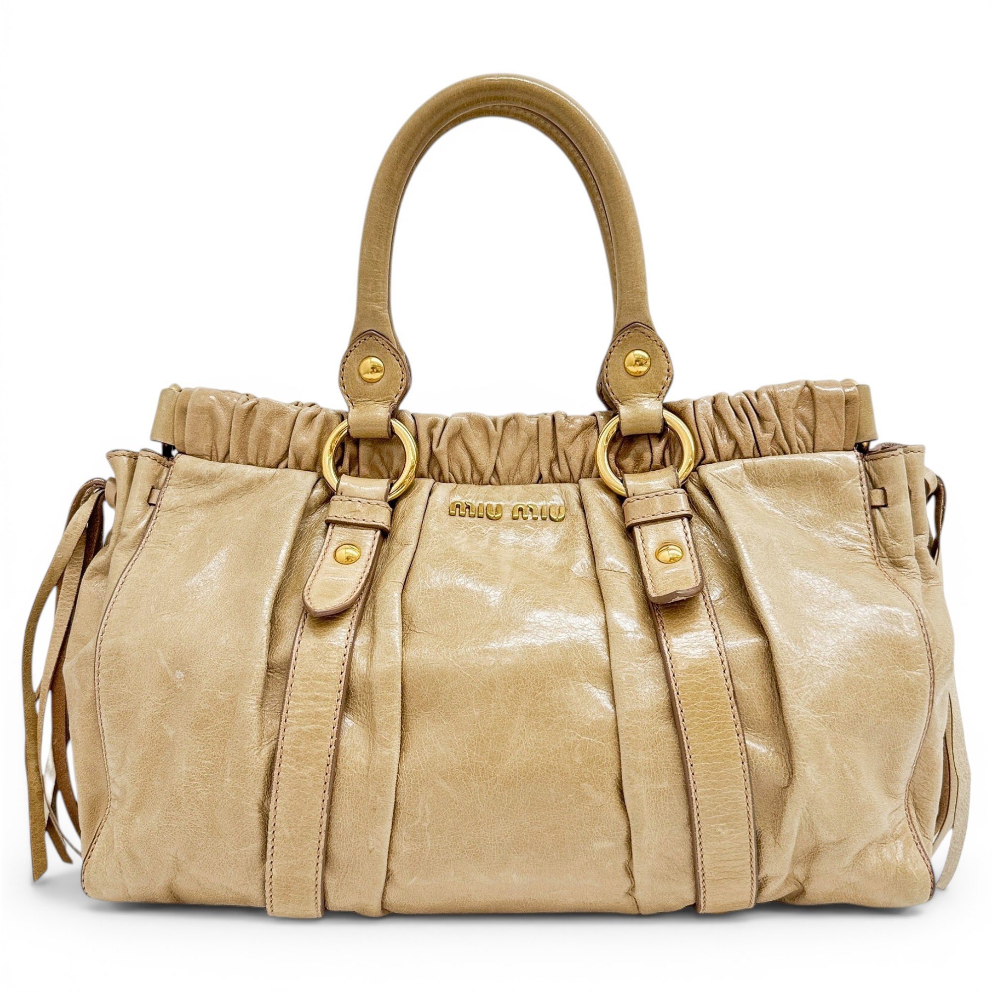 Vitello leather handbag