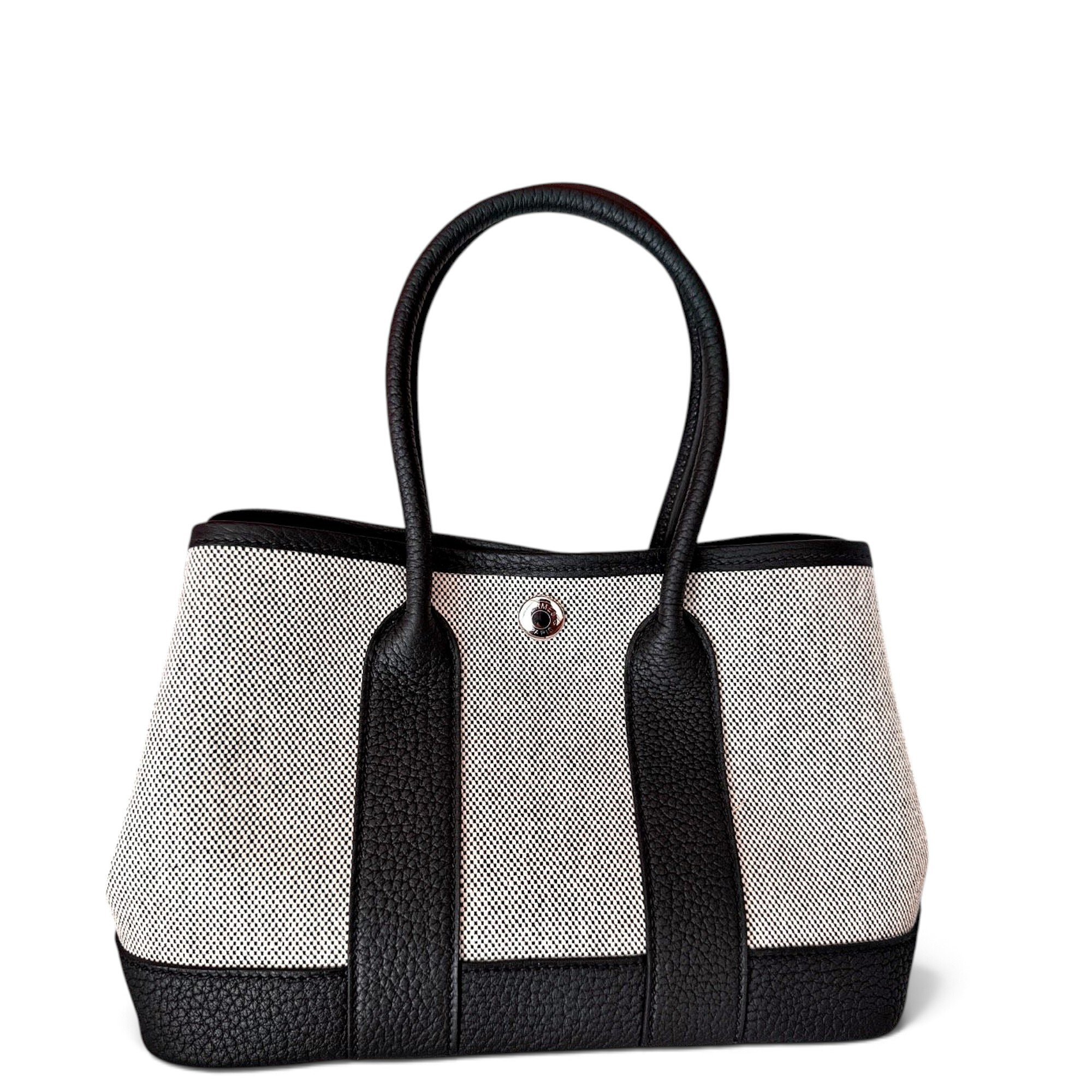 Hermes Garden Party Handbag Noir
