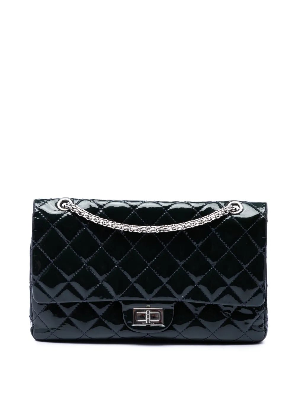 2009-2010 Quilted Patent Reissue 2.55 Double Flap 227 shoulder bag