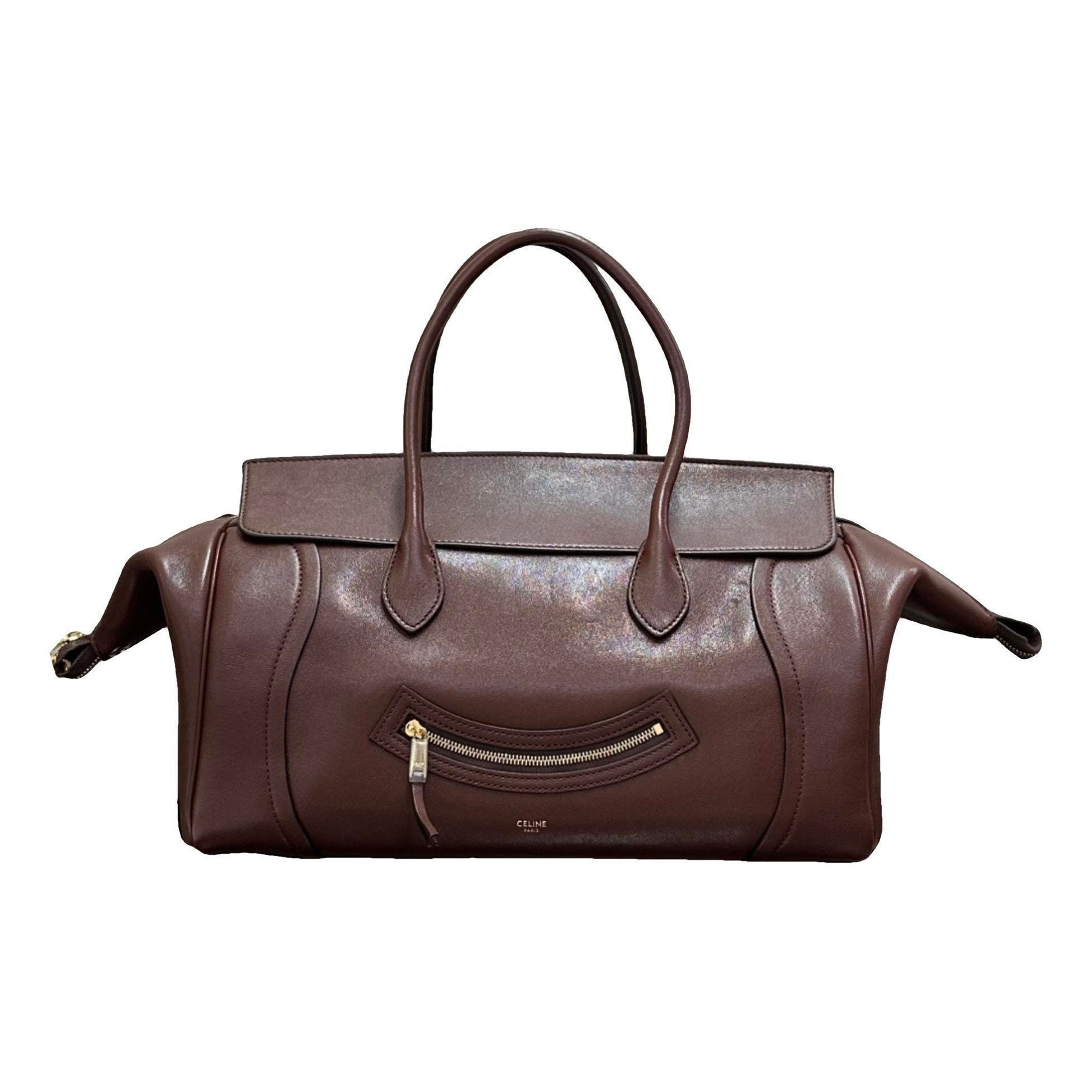 Luggage leather handbag