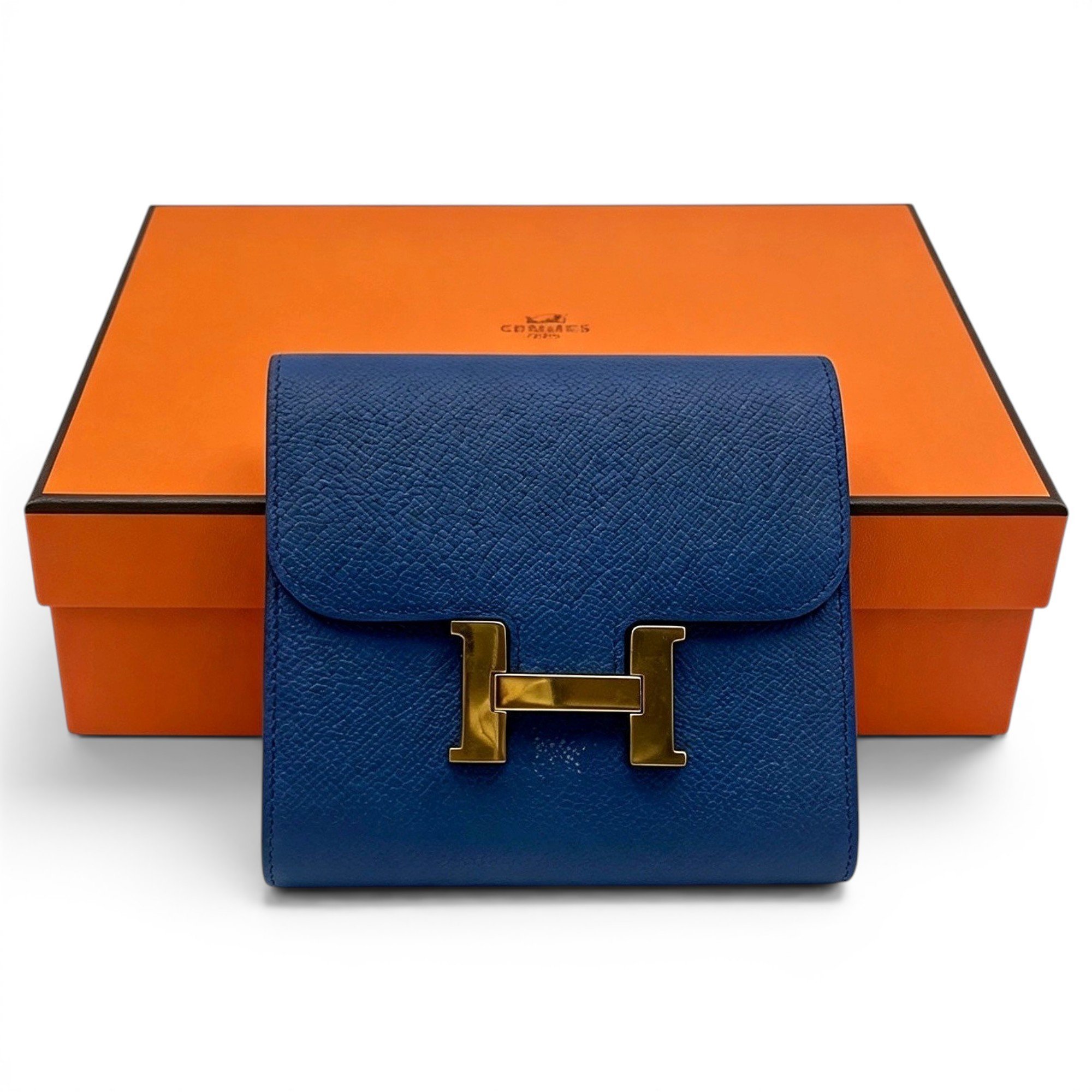 Constance leather clutch bag