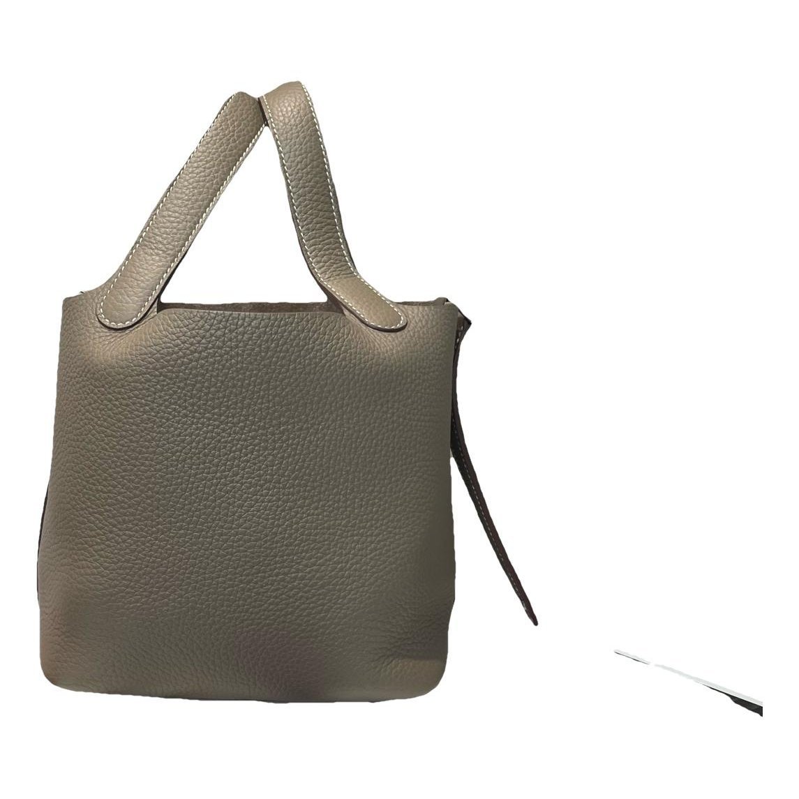 Picotin leather handbag