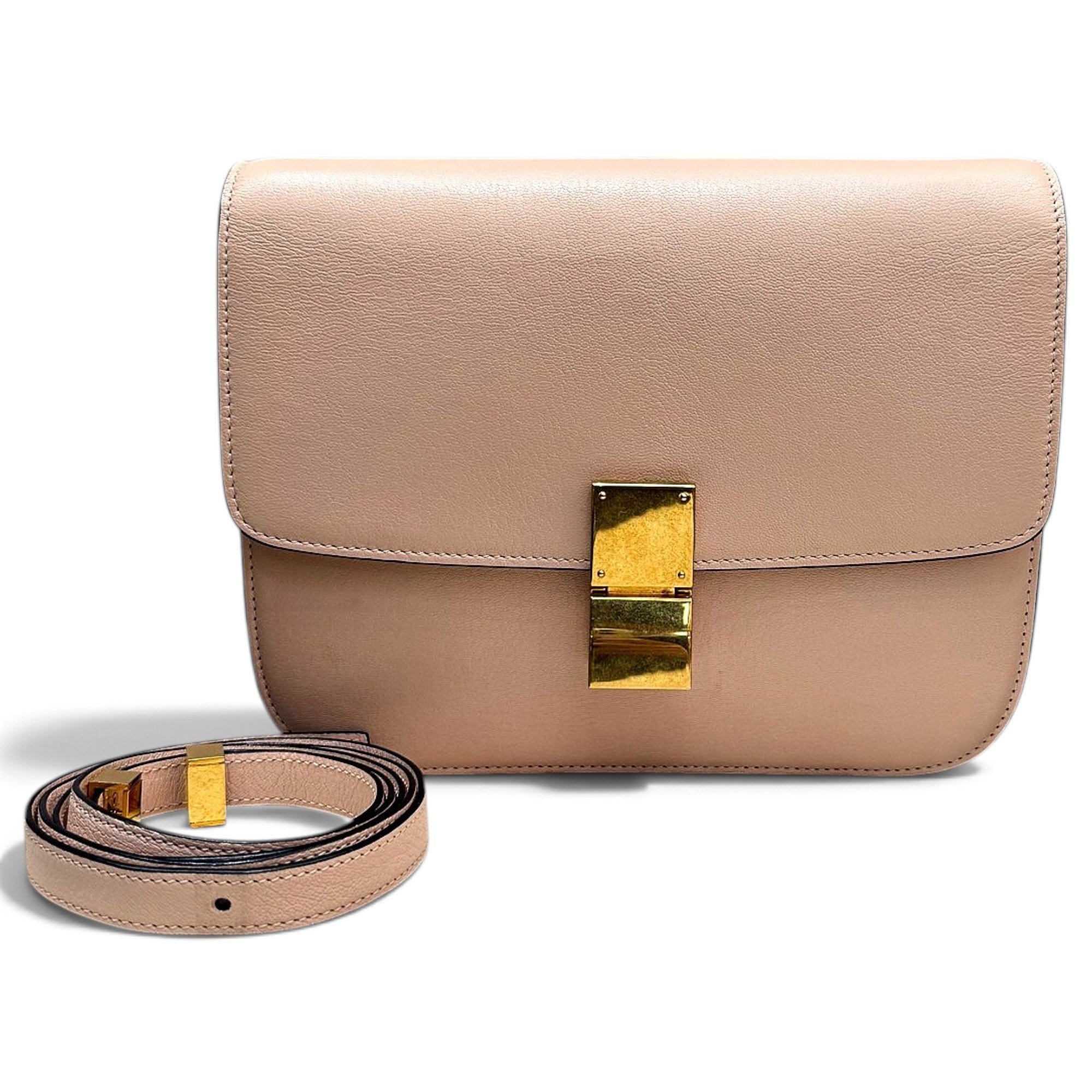 Classic leather handbag