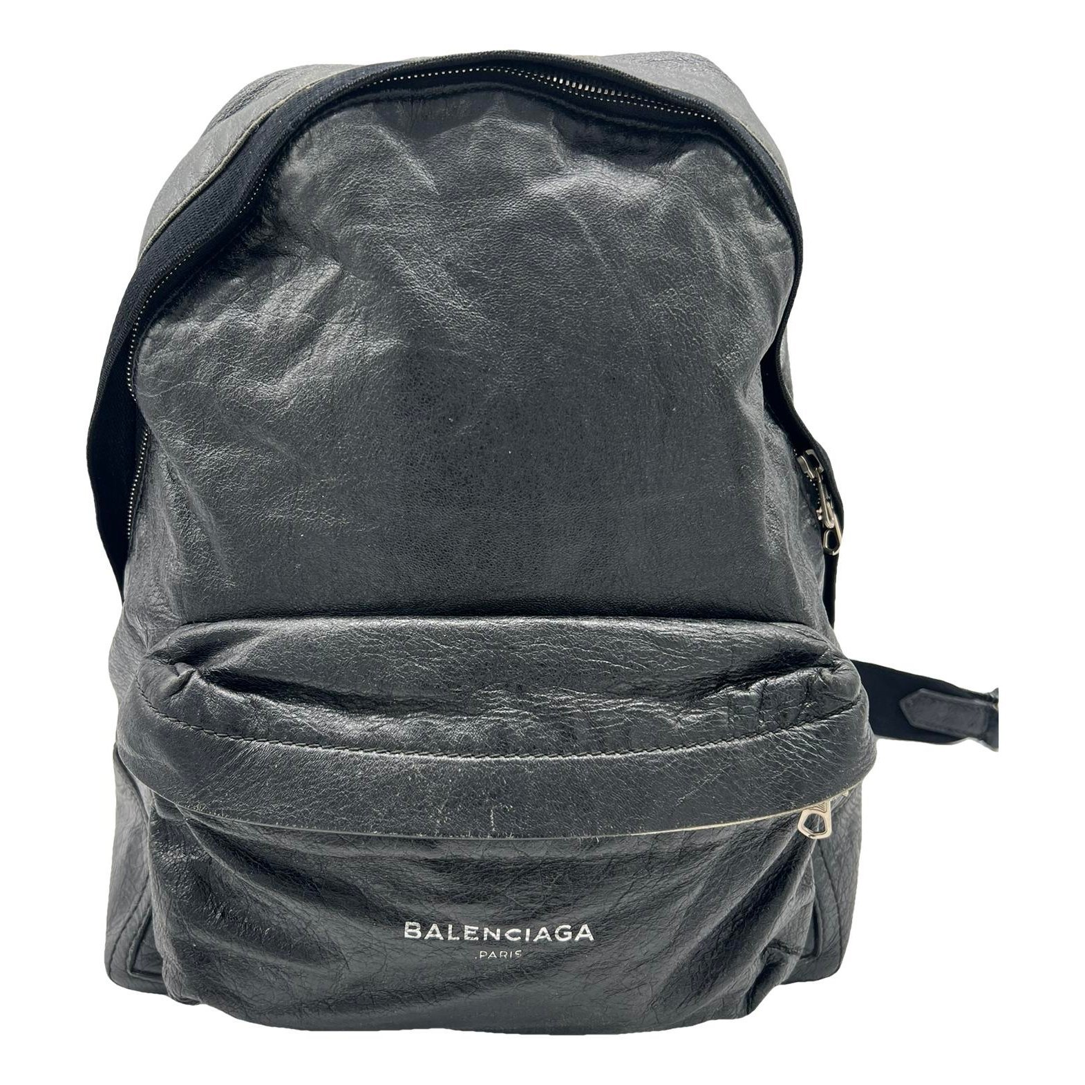Leather backpack