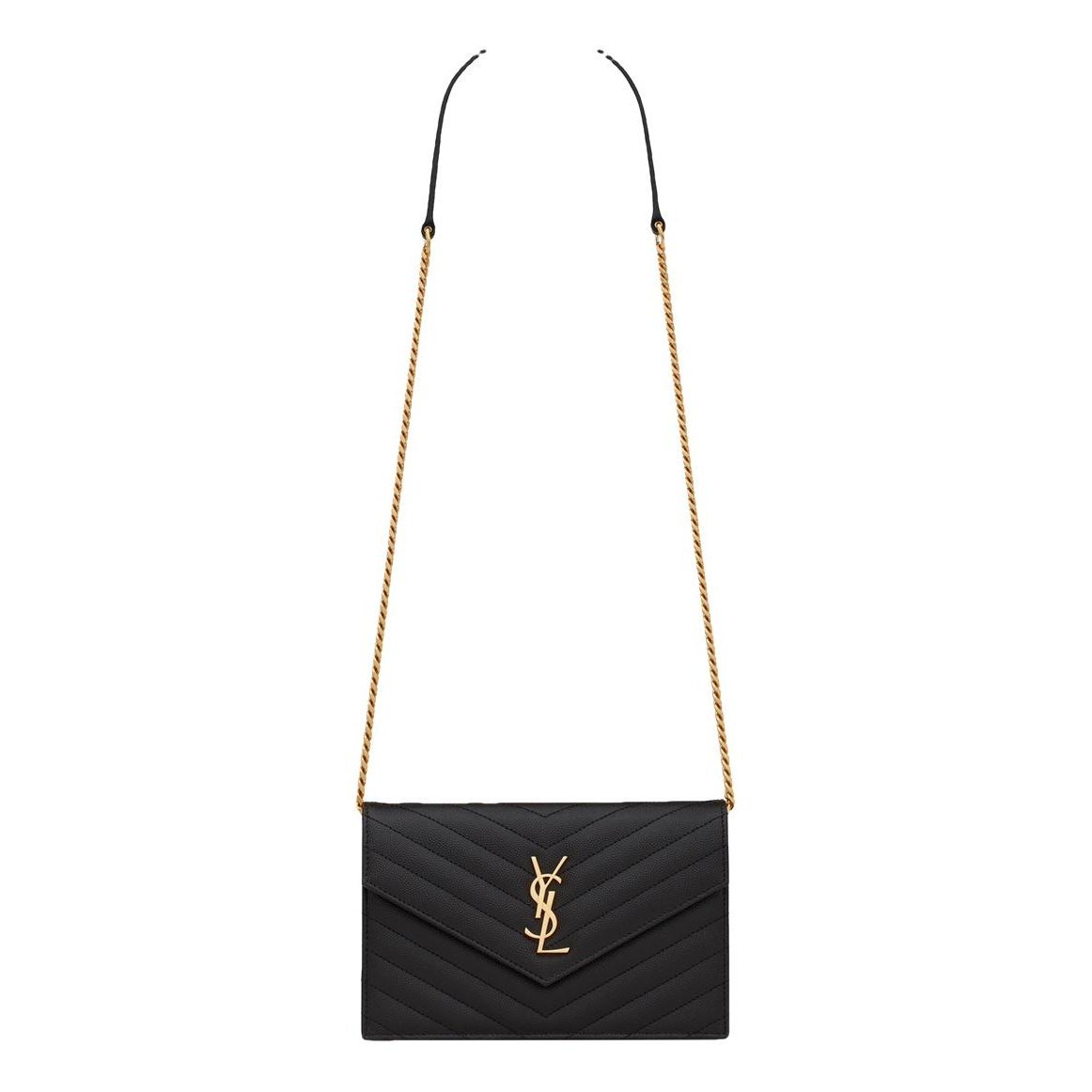 Envelope leather crossbody bag