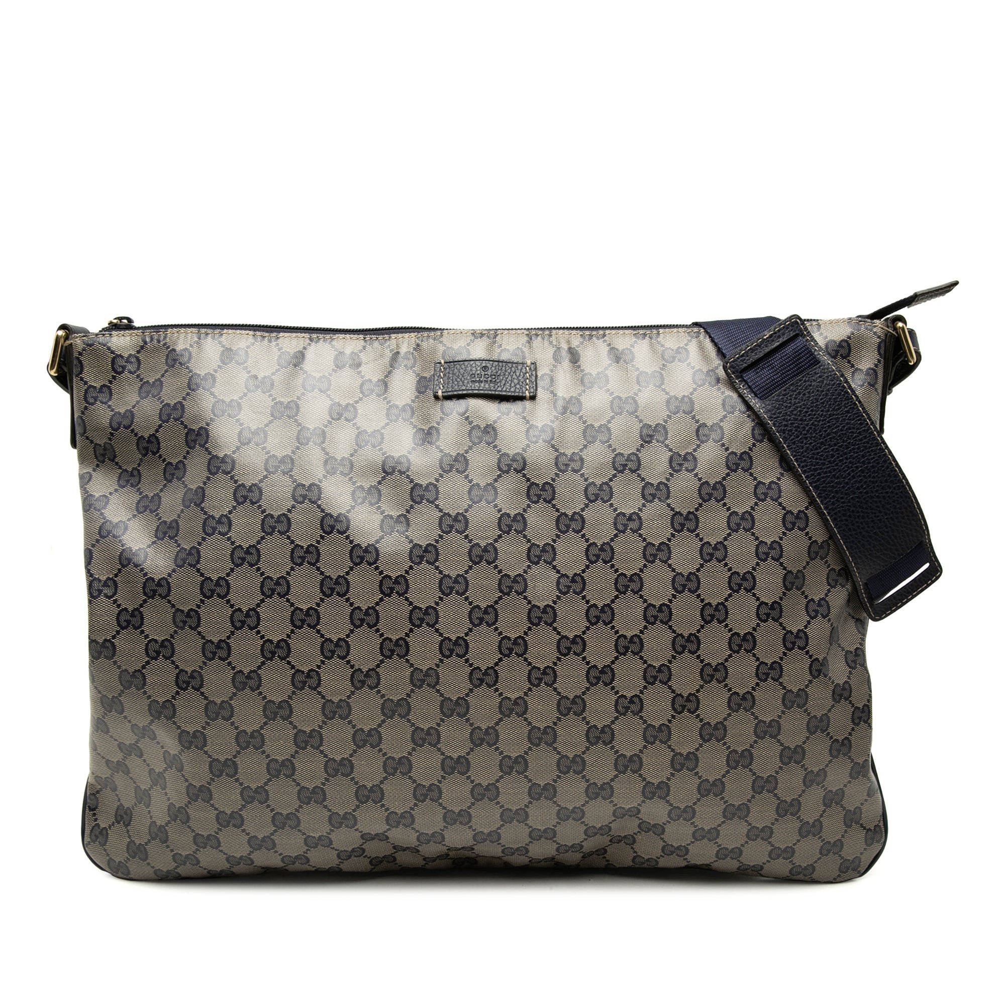 Gucci B leather crossbody bag