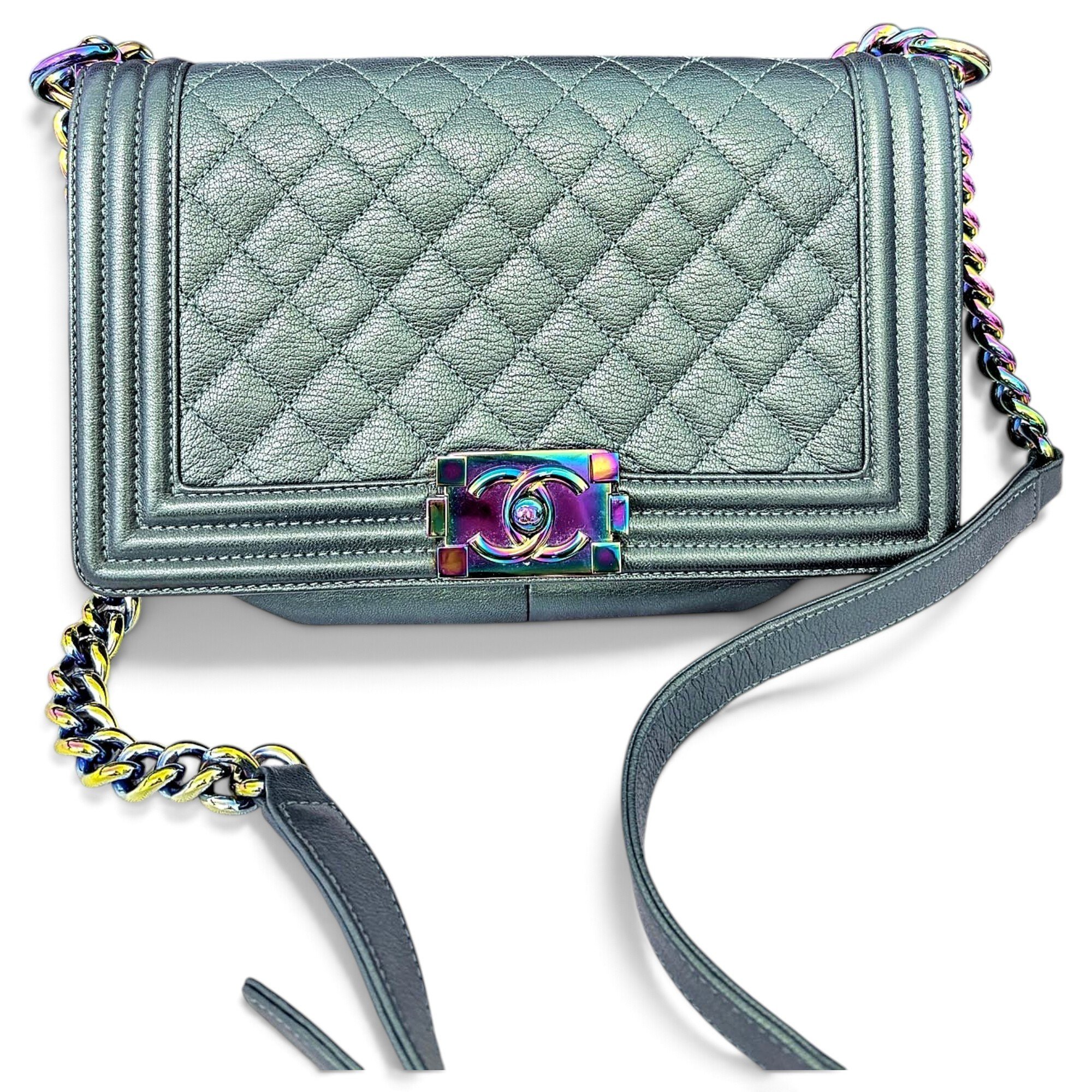 Boy leather crossbody bag
