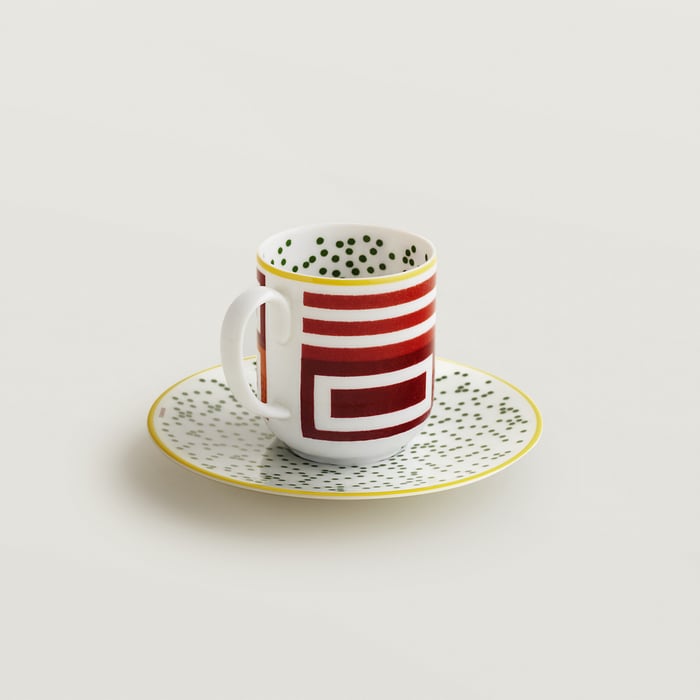 Sans Coloris Hermès Hippomobile Coffee Cup and Saucer N°1