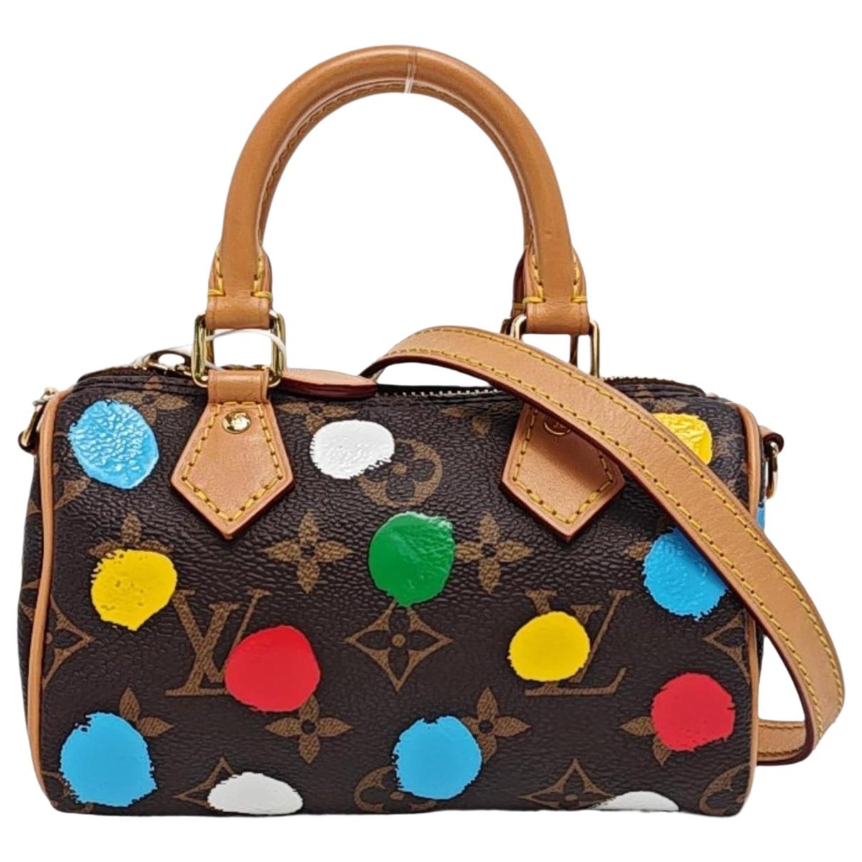 Nano Speedy / Mini HL leather handbag