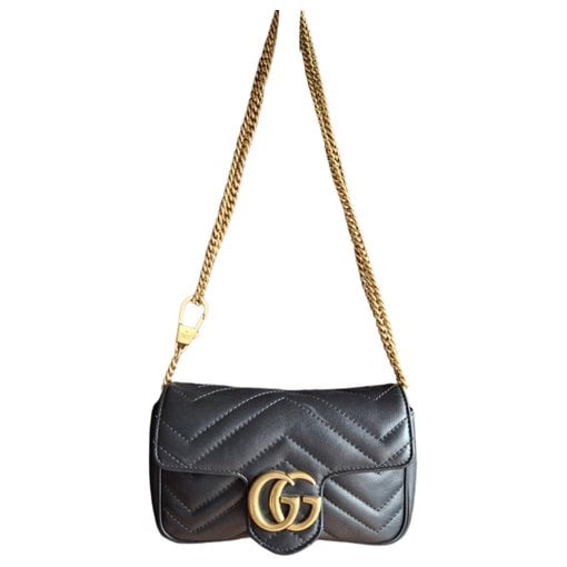 GG Marmont Flap leather crossbody bag