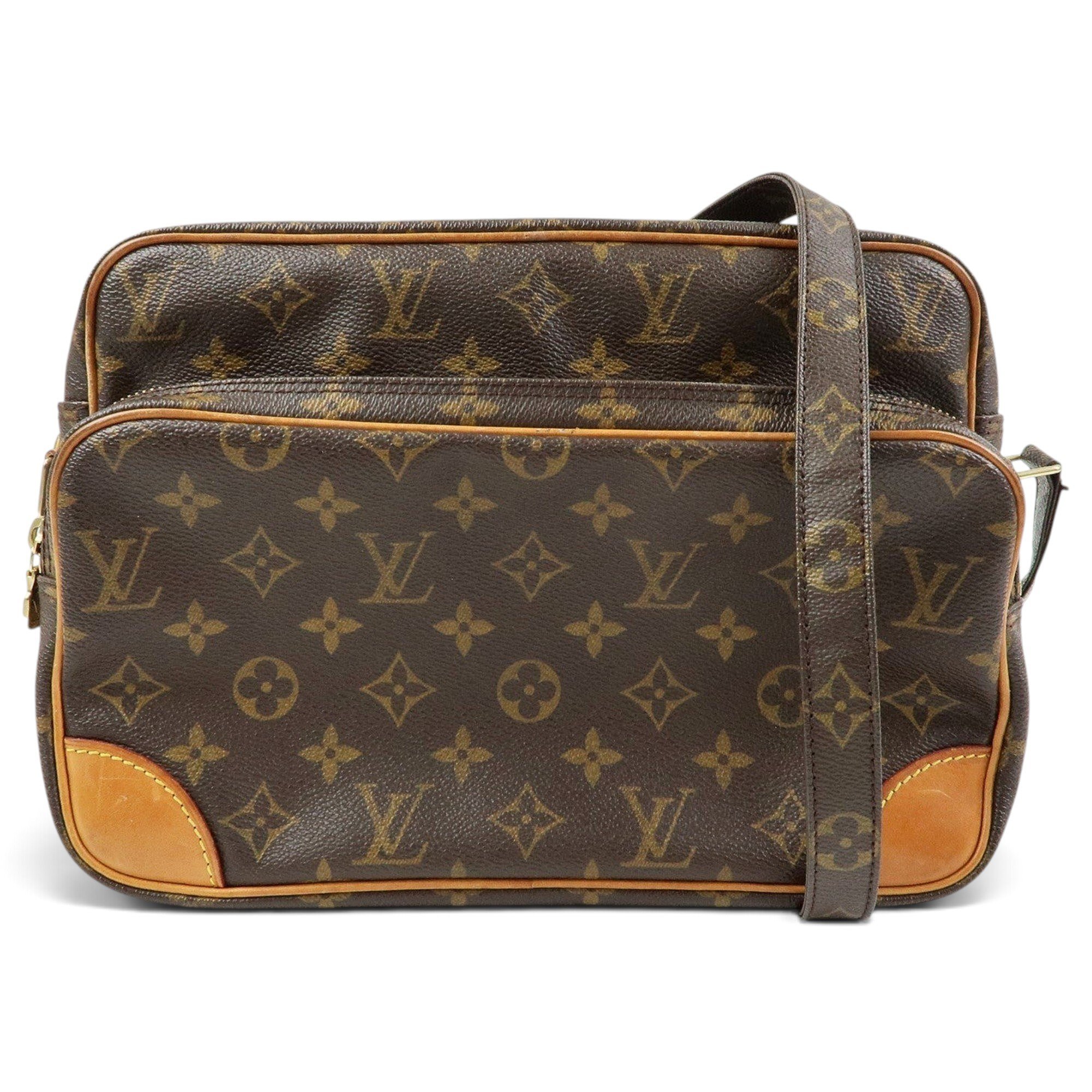 Nile leather crossbody bag