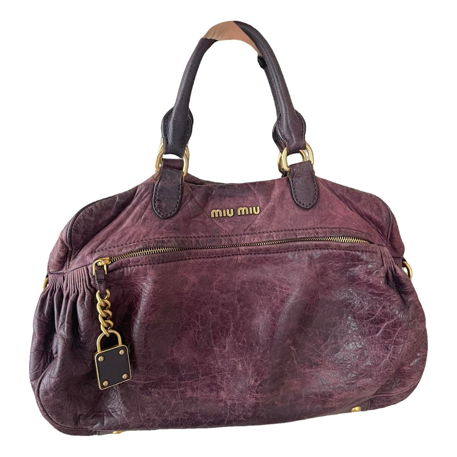 Vitello leather handbag