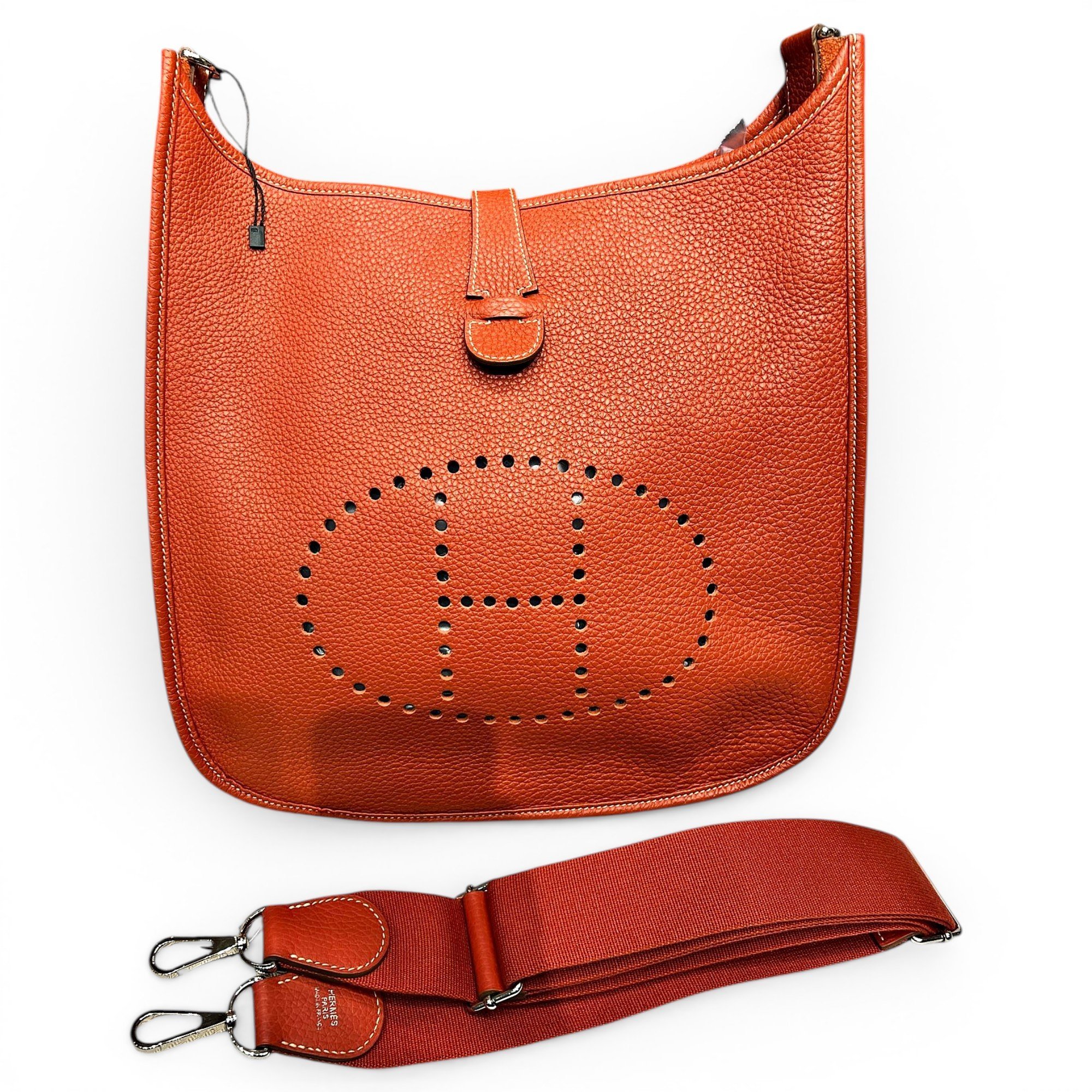 Evelyne leather handbag