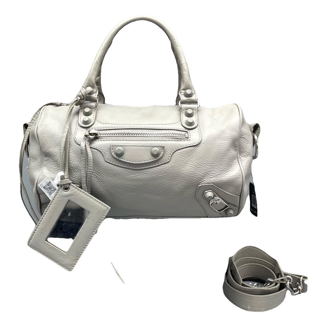 City leather bag