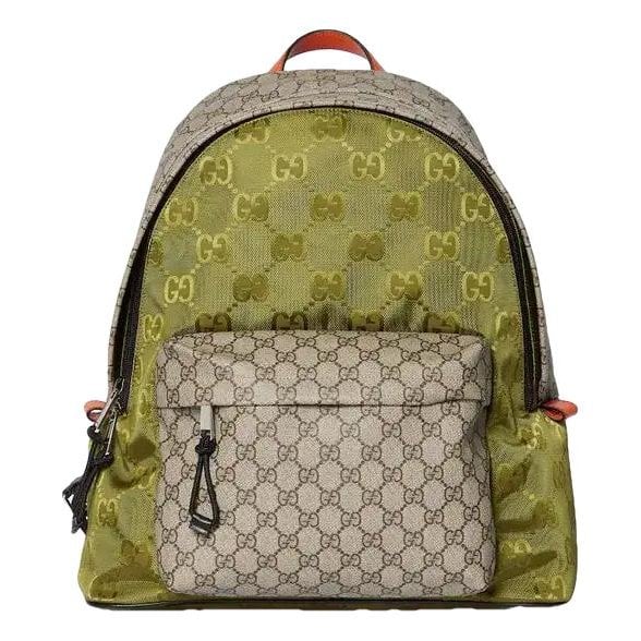 Patent leather backpack