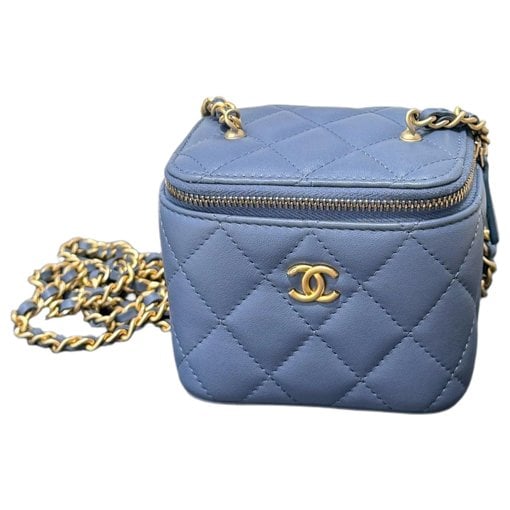 Trendy CC Vanity leather handbag