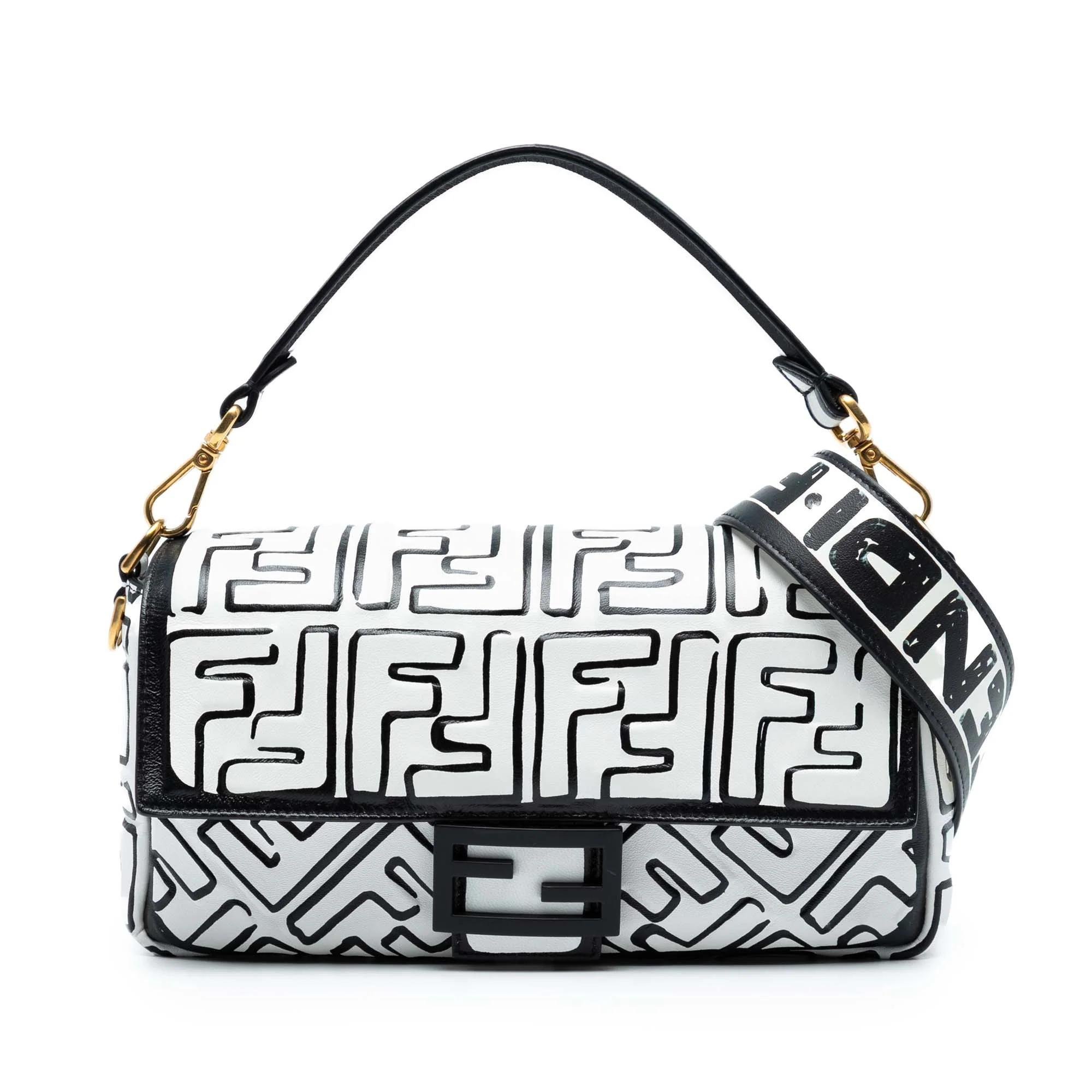 Fendi Baguette leather satchel