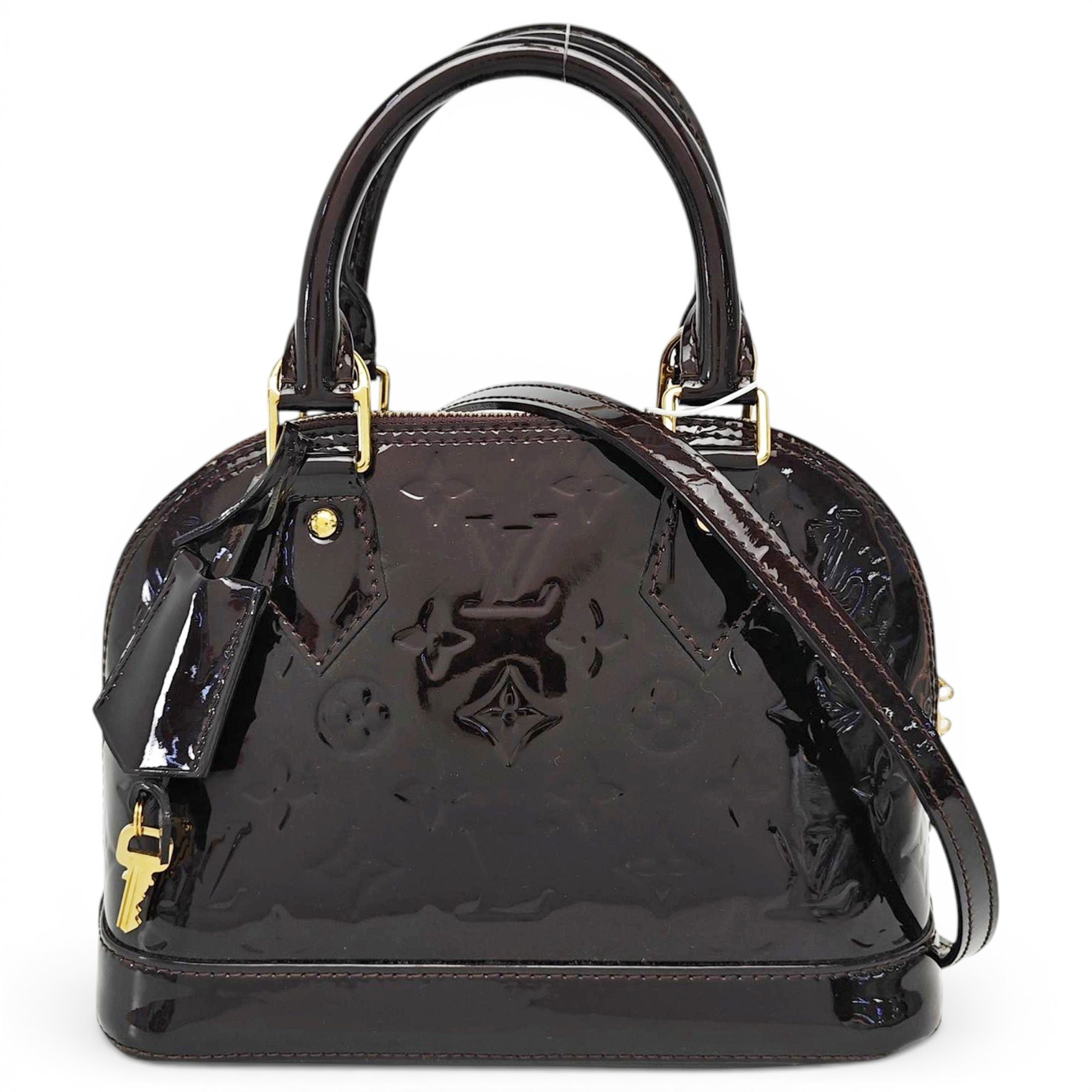 Alma BB patent leather handbag