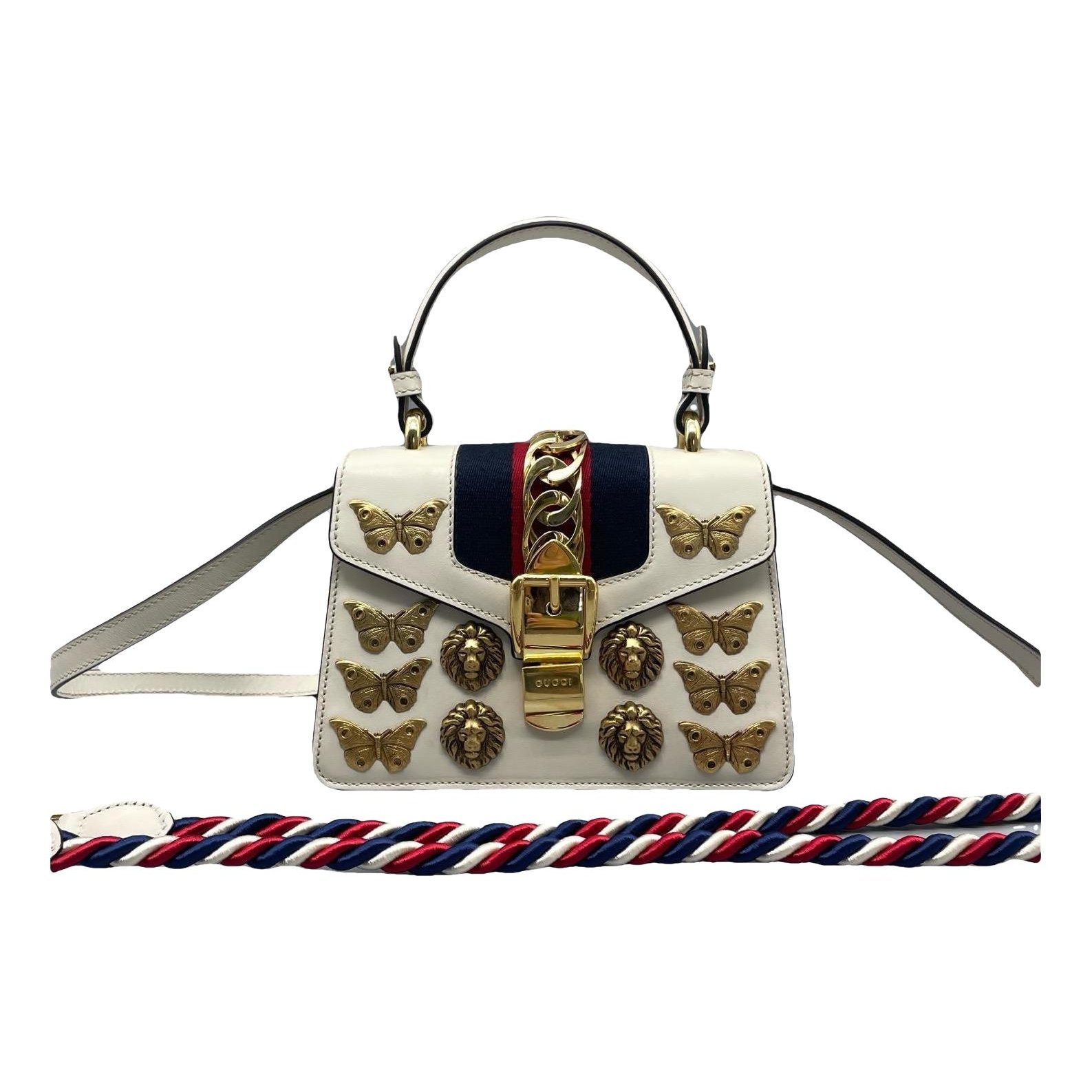 Sylvie Top Handle leather handbag