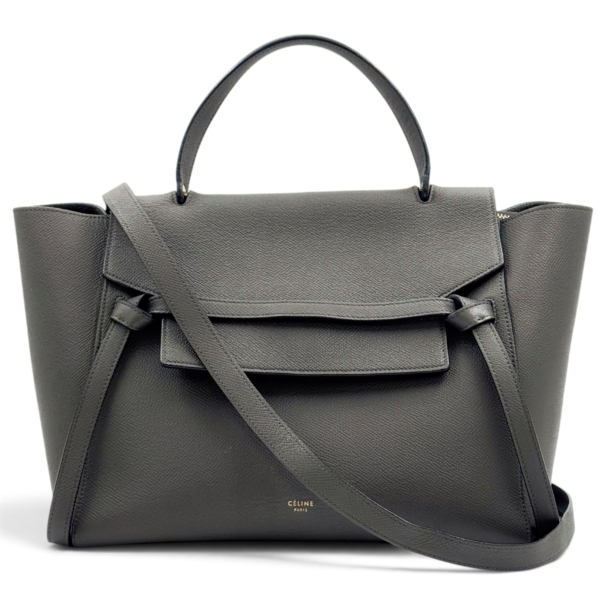 Belt leather handbag