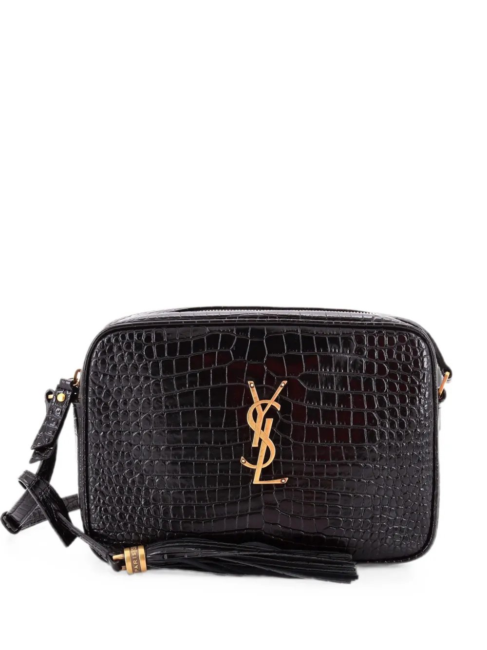 Lou Camera Bag Crocodile Embossed Leather Small crossbody bag