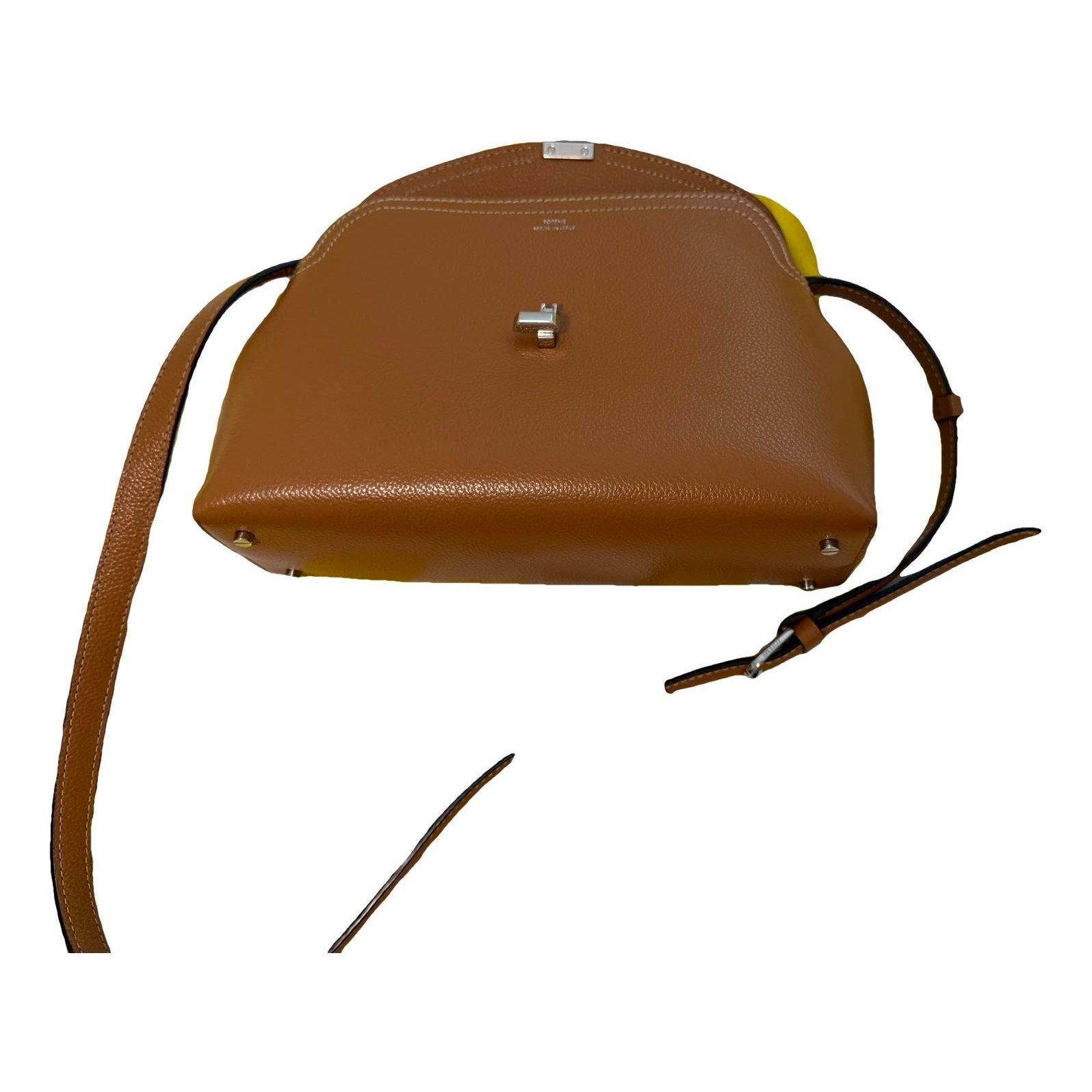 Toteme T-Lock leather handbag
