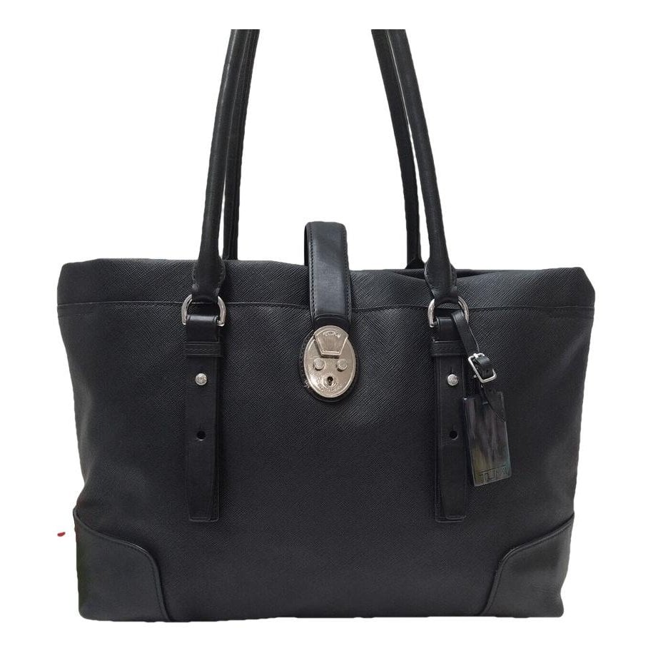 Leather tote